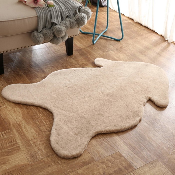 Коврик Плюшевый (беж) 60х90