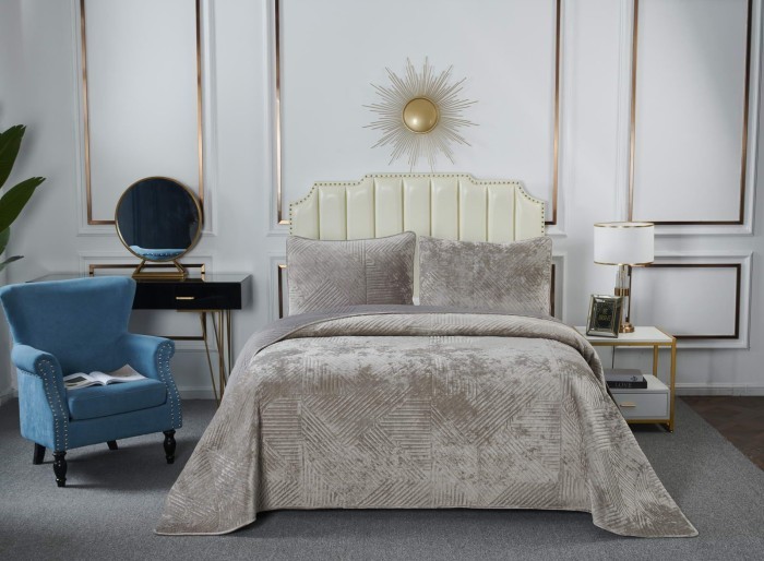 Патрисия (беж) Покрывало 160х220