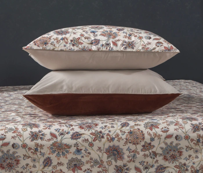 Комплекты для сна Турин (марсала крем) Cotton Постельные наборы Евро