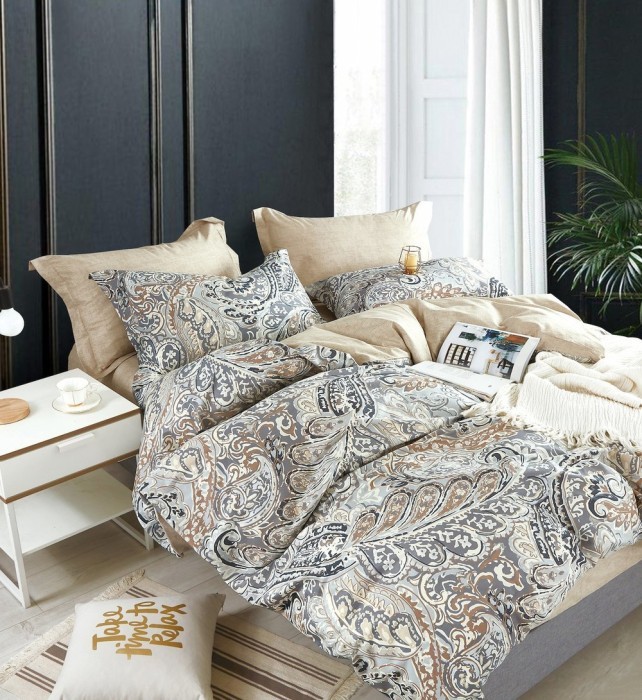 Постельное белье Cristelle Amante AM04-47 евро 4 наволочки