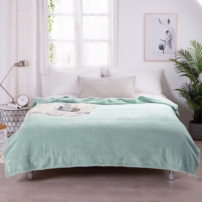 Плед фланелевый Spiga однотонный SP2022-22