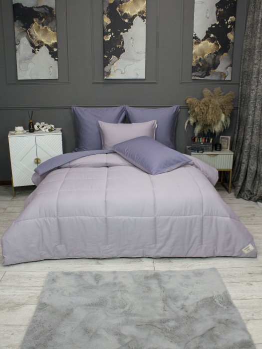 Комплекты для сна Шеффилд (пыльная орхидея латте) Cotton Евро