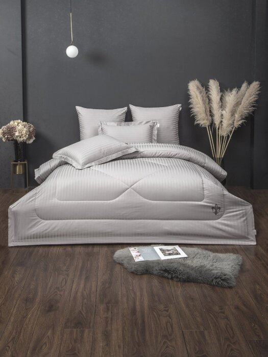 Комплекты для сна Stripe Royal (платина) Egypt Cotton Евро K-ЕВРО-3081 к-т