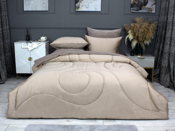 Комплекты для сна Lindor Nusa Penida (крем латте) Евро