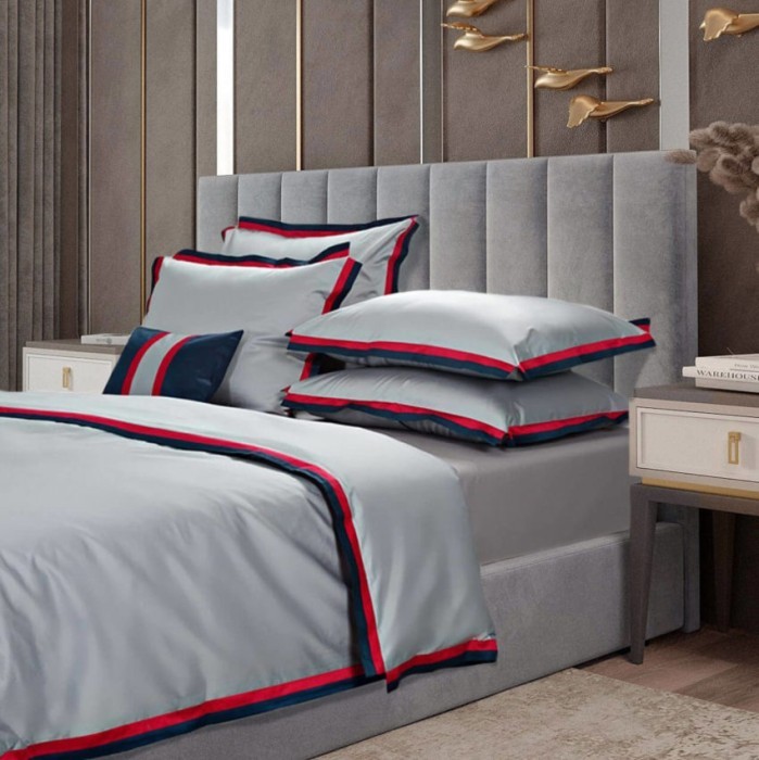 Постельное бельё Sharmes “Chance” евро, (серый пепел)