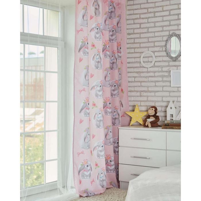 Комплект штор "Этель" Любимая малышка 145*260 см-2 шт, 100% п/э, 140 г/м2
