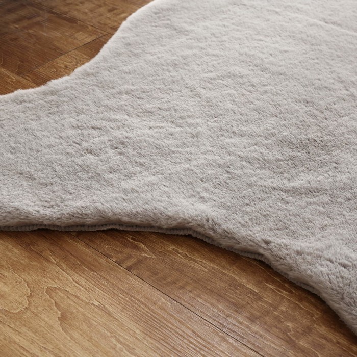 Коврик Плюшевый (серый) 60х90