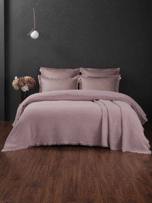 Комплекты для сна Stonewash Muslin (пыльная роза) комплект с покрывалом Евро