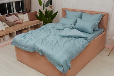 Моне (изумруд) страйп сатин 7Е