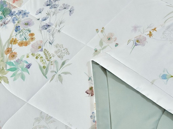 Комплект семейный с двумя летними летним одеялами из фланели-тенсел 160х220 см, 2267-2OSP 