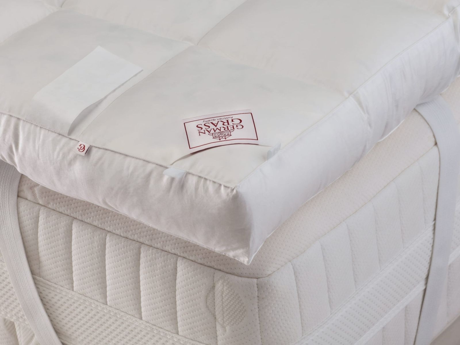 Перина полупуховая DOUBLE COMFORT GRASS 160х200 с бортиком 10 см