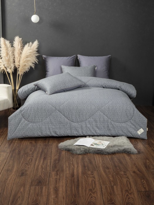 Комплекты для сна Монако (капучино голубая платина) АВС Cotton Евро 