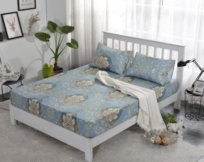 Простынь на резинки сатин печатный PCT-R-303 160x200