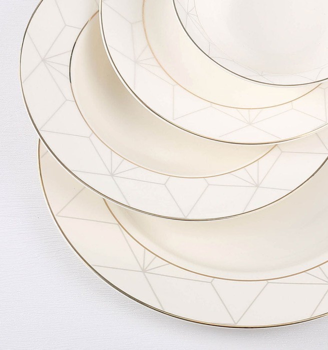 Набор столовой посуды Arya Belle 24 едедмета Белый