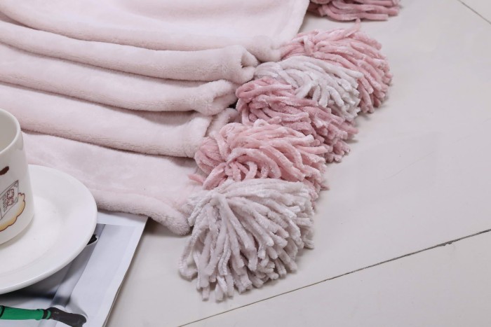 Tassel №2 (пудра) Покрывало 160х220