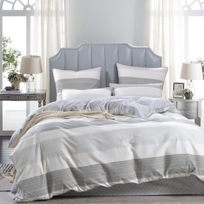 Самсон (серый) Комплект постельного белья сатин Евро 4н