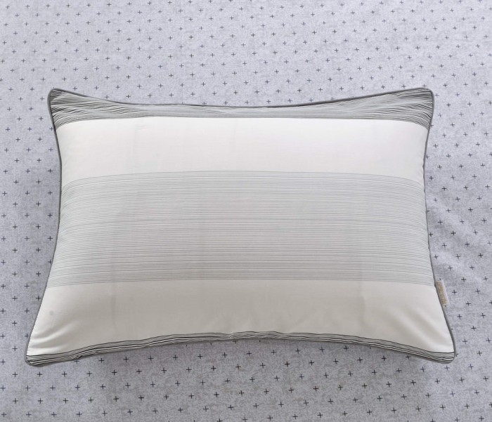 Самсон (серый) Комплект постельного белья сатин Евро 4н