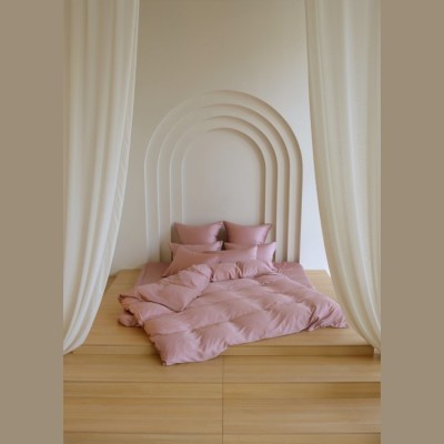 Постельное белье ROSE BRILLIANT GRASS Евро 70 х 70 см (2 шт) простынь 240х260