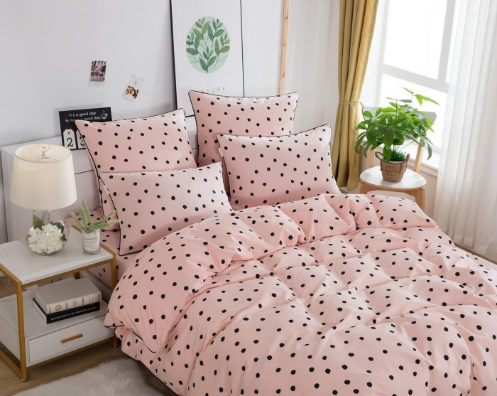 Керри (розовая) Комплект постельного белья Сатин 2х