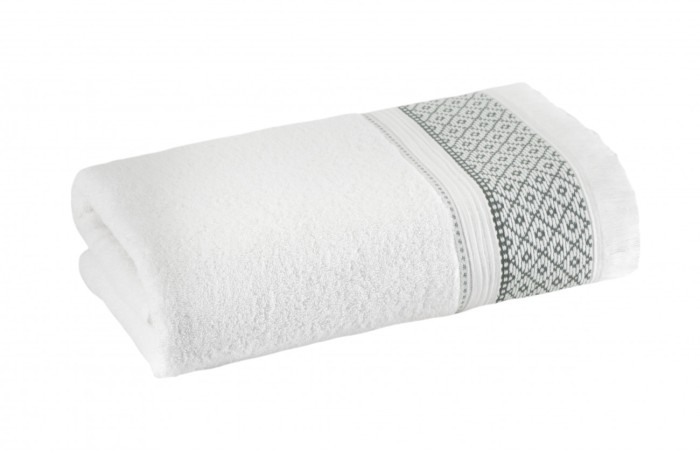 Набор полотенец TAC MAKROME 50х90 / 70х140 серый