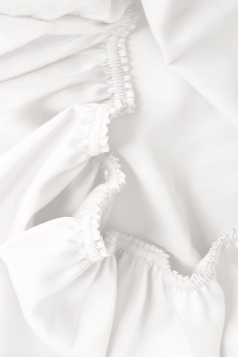 Постельное белье Arctic White Brilliant Grass Семейный, 70х70, Простыня на резинке 160х200