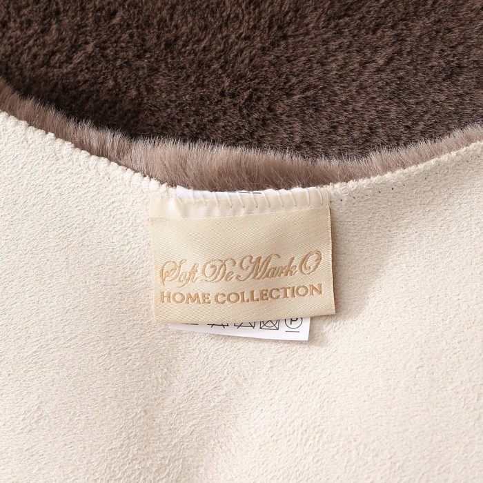 Коврик Плюшевый (шоколад) 60х90