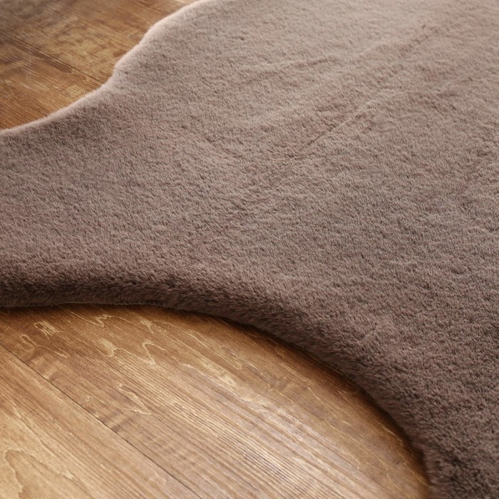 Коврик Плюшевый (шоколад) 60х90