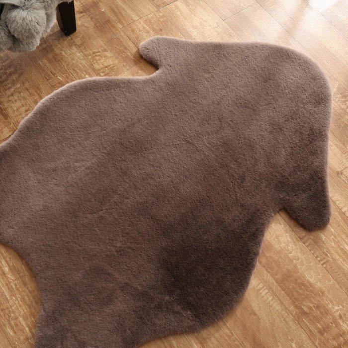 Коврик Плюшевый (шоколад) 60х90