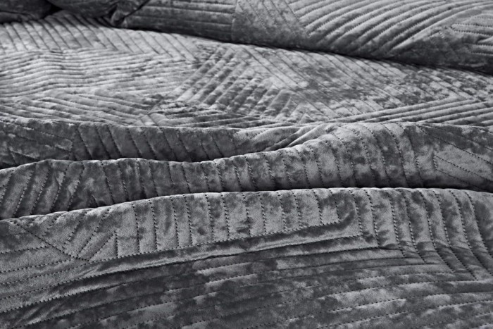 Патрисия (серая) Покрывало 160х220