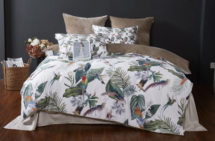 Комплекты постельного белья Колибри Каллиопа (бежевый жемчуг) Евро