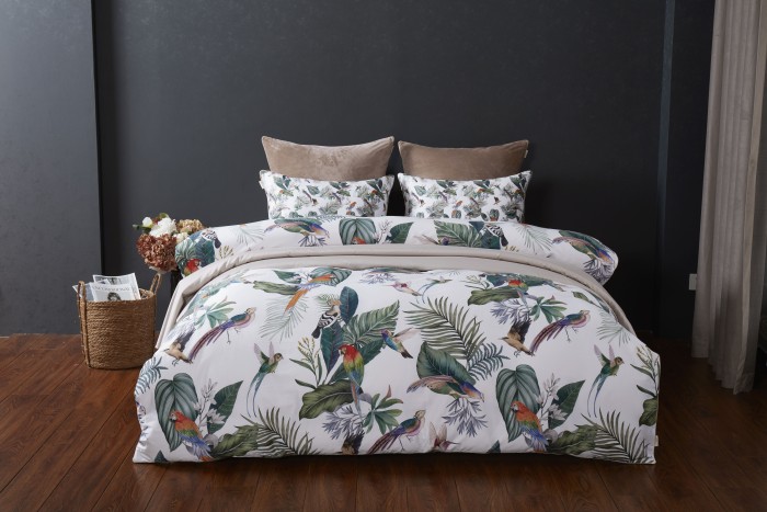 Комплекты постельного белья Колибри Каллиопа (бежевый жемчуг) Евро