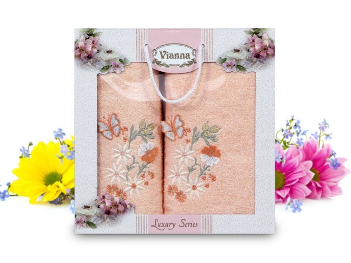 Набор полотенец Vianna Luxury Series (50x90, 70x140) 8014-08