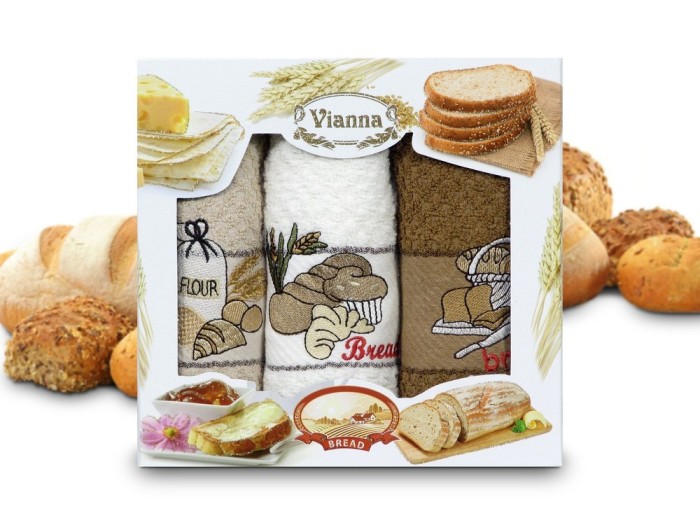 Набор кухонных полотенец Vianna (40x60 - 3 шт) 8055-02