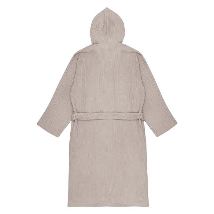 Naomi (пудра) M (р.54-56) Халат вафельный с капюшоном