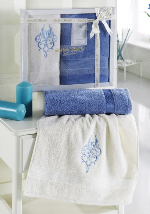LOGAN (голубой) 50x90-70х140 Комп. полотенец