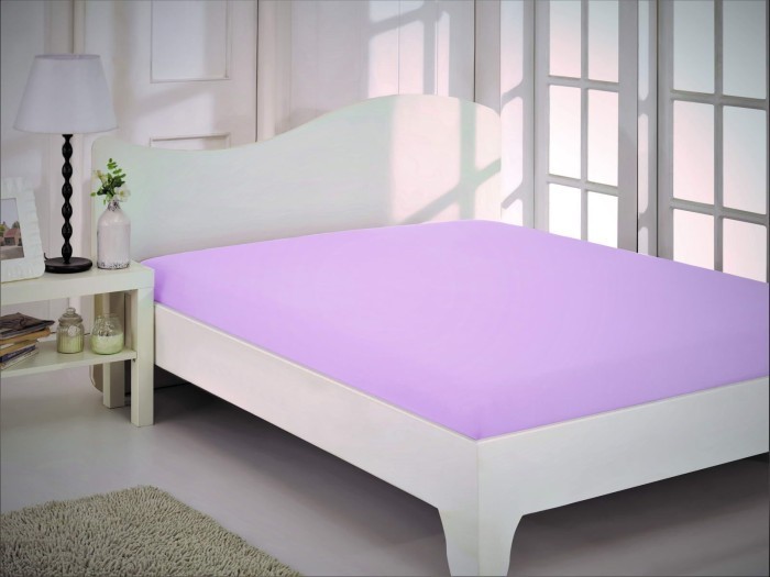 Простынь трикотажная (свет сирен) 160х200+30см на резинке