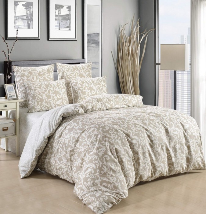 Вэлиант Комплект постельного белья сатин Евро 4н