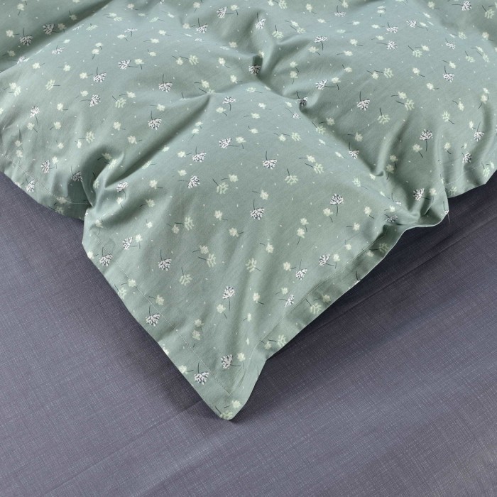 Аурика (голубая) Комплект постельного белья сатин 7Е