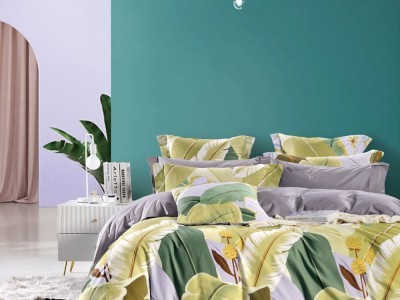 Постельное белье Asabella 1853-6 евро печатный сатин