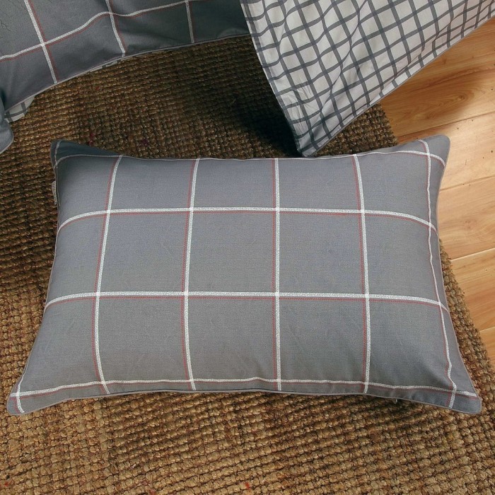 Джереми (серый) Комплект постельного белья сатин Евро 4н