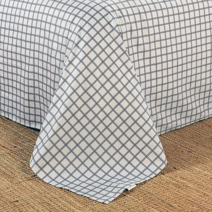 Джереми (серый) Комплект постельного белья сатин Евро 4н