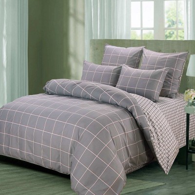 Джереми (серый) Комплект постельного белья сатин Евро 4н