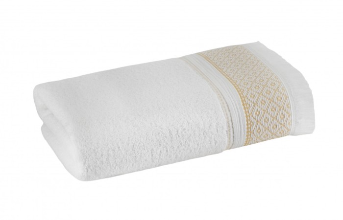 Набор полотенец TAC MAKROME 50х90 / 70х140 бежевый