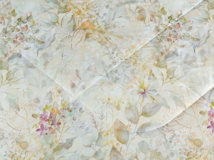 Комплект семейный с двумя летними летним одеялами из фланели-тенсел 160х220 см, 2220-2OSP