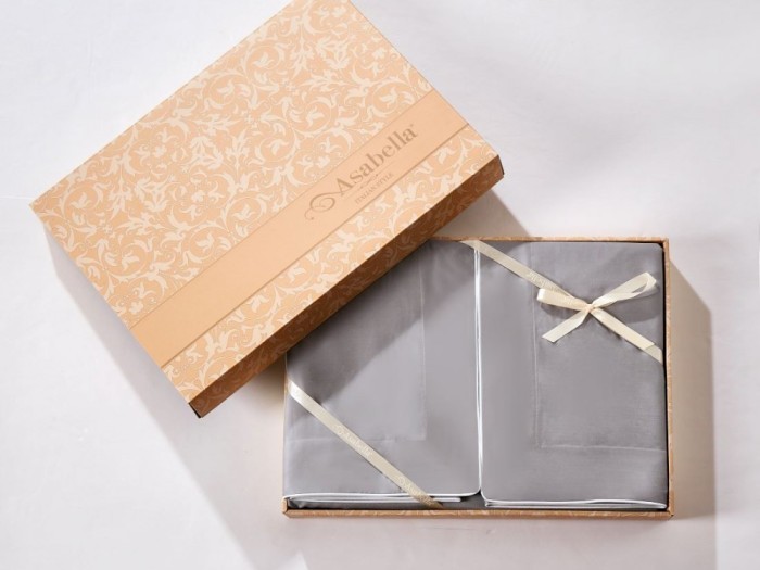 Постельное белье Asabella Семейный, фланель-тенсел 2243-7