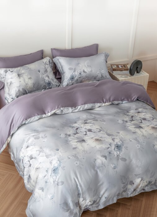 Комплект постельного белья Tencel семейный TT5-156 код1336