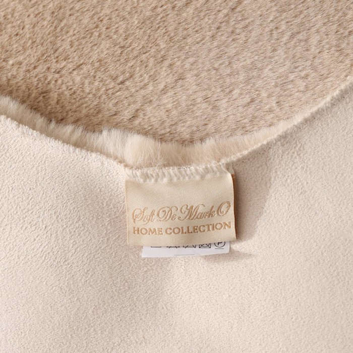 Коврик Плюшевый (беж) 80х120