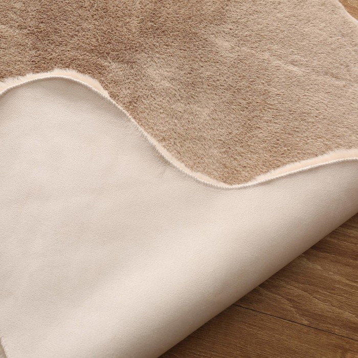 Коврик Плюшевый (беж) 80х120