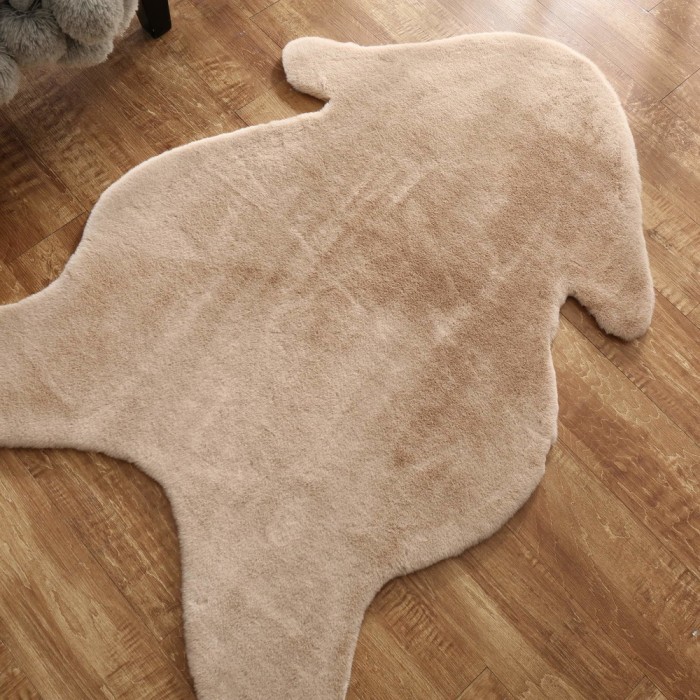 Коврик Плюшевый (беж) 80х120