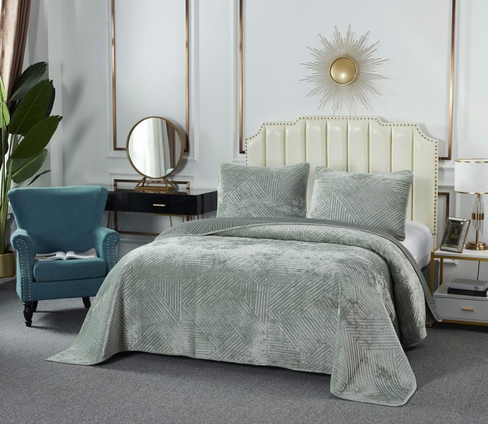 Патрисия (изумруд) Покрывало 240х260